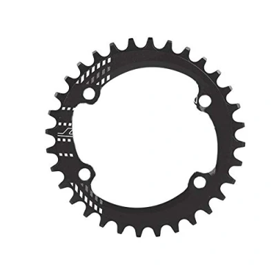 Image de Tbest bielas deore, Étroit Large Chainring 96mm BCD 32T 34T 36T 38T vélo Simple chaîne Anneau Garde Compatible M6000 m7000 M8000 VTT(32T Noir)