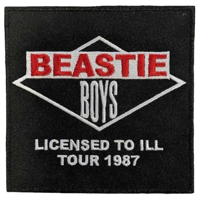 Image de The Beastie Boys Licensed To Ill Tour 1987 Woven Patch Size Accessory