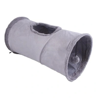 Image de Jouet Tunnel pour Chat Interieur Jouets Chats Jeu Tunelle Interactif Jouer Chaton avec 1 Balle Suspendue Pliable Chien Lapin Enfant Animaux De Compagnie Chatons Lapins