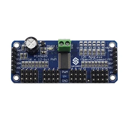 Image de SunFounder PCA9685 16 canaux 12 Bits PWM Servo Driver pour Arduino et Raspberry Pi