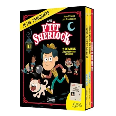 Image de COFFRET P&#039;tit Sherlock 2 romans + 1 guide détective (Coffret)