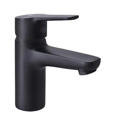 Image de Planetmöbel robinet noir, robinetterie de salle bains avec mitigeur, pour lavabo dans la bains, moderne