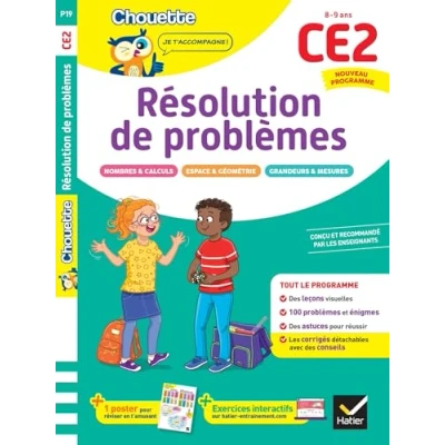 Image de Résolution de problèmes CE2 Cahier soutien nouveau programme Leçons et exercices corrigés (Broché)
