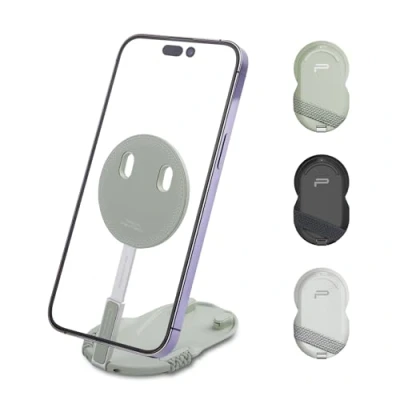 Image de PGYTECH MagFlex support de photographie téléphone, téléphone magnétique, aimants puissants, réglage l&#039;angle et compatible avec MagSafe iPhone 15/14/13, trépied invisible pour perche à