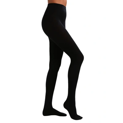 Image de Falke Softmerino WARM Collants, Femme, Taille: Small, Schwarz