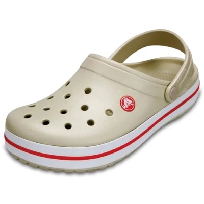 Image de Crocs Unisexe Adulte Crocband Clog Sabots, Stucco/Melon, 36/37 EU