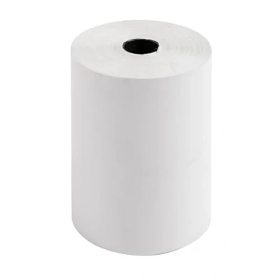 Image de Exacompta Réf. 40993E Paquet de 5 bobines pour balance 76x70mm 60m 1 pli thermique 55g/m2 Blanc