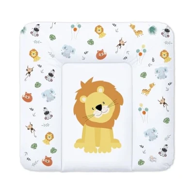 Image de Matelas à langer lavable 75 x 72 cm Pour table langer, commode lit d&#039;enfant Motif Safari