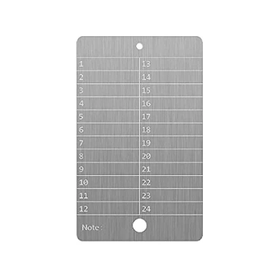 Image de Portefeuille Bitcoin en acier Pour la sauvegarde du matériel Compatible avec l&#039;ensemble BIP39 (simple)