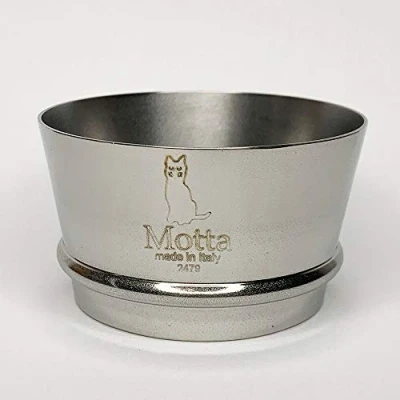 Image de Motta Entonnoir pour machine à expresso 40 mm de hauteur en acier inoxydable Imbuto per macinacaffé Fabriqué Italie (40)