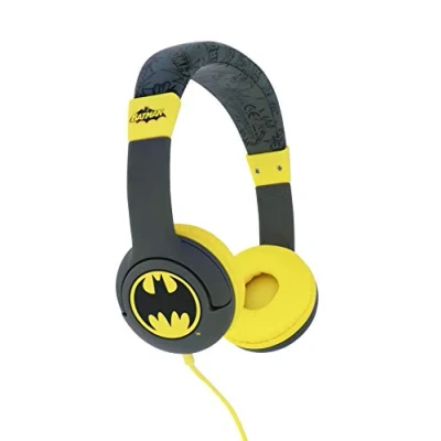 Image de OTL Technologies DC Comics Bat signal Écouteurs Avec fil Arceau Musique Noir, Jaune Neuf