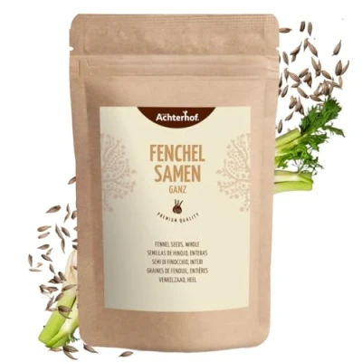 Image de Graines de fenouil entières 250g infusion goût doux et sucré idéal pour la préparation plats pâtes, soufflés &amp; d&#039;infusions réchauffantes vom Achterhof
