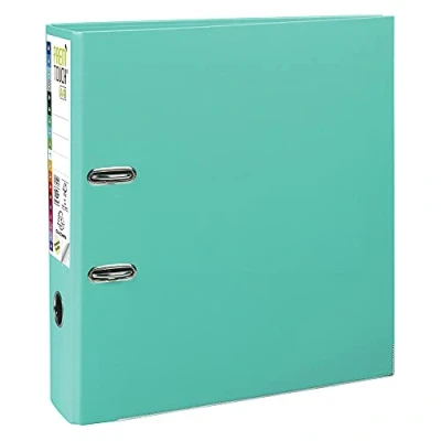 Image de Exacompta Réf. 53303E 1 classeur à levier A4 Maxi Prem&#039;Touch Dos de 80 mm Mécanique Dimensions extérieures : 32 x 30 8 cm Format classer Coloris Vert clair