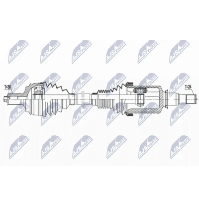 Image de Essieu moteur NTY NPW ME 154