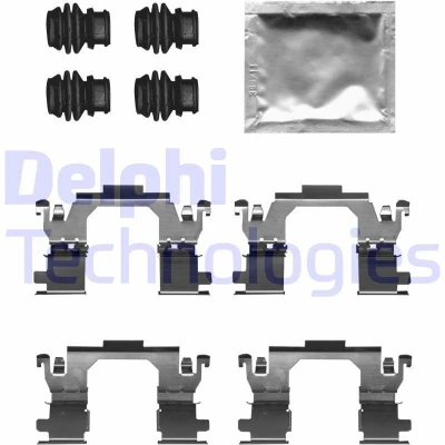 Image de DELPHI LX0709 Kit d&#039;accessoires, plaquette de frein à disque RENAULT: Scénic IV, Talisman Berline, GRAND SCENIC 4, NISSAN: X Trail