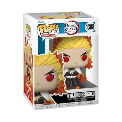 Image de Funko Pop! Animation: Demon Slayer Rengoku Figurine en Vinyle à Collectionner Idée de Cadeau Produits Officiels Jouets pour Les Enfants et Adultes Anime Fans
