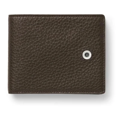 Image de Graf von Faber Castell 118696 Porte Monnaie Cashmere, Marron foncé, avec Compartiment pour la Monnaie, Les Billets et Compartiments Cartes