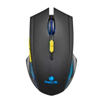 Image de Souris de jeu sans fil NGS GMX 200 Ergonomique 6 boutons Lumières LED