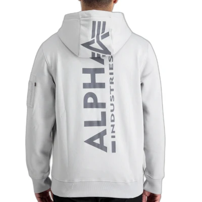 Image de Sweatshirt à capuche imprimé au dos Alpha Industries