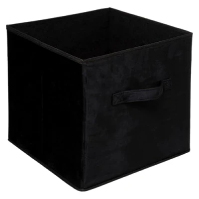 Image de Five Boite de Rangement en Velours Noir 31 x cm