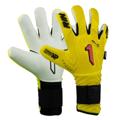 Image de Rinat Gants de Gardien But Aries Nemesis Prime pour Adulte, Jaune, Taille 10