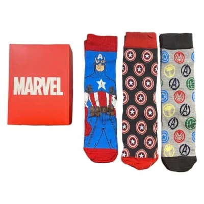 Image de NEW IMPORT Pack 3 Chaussettes Avengers Adulte
