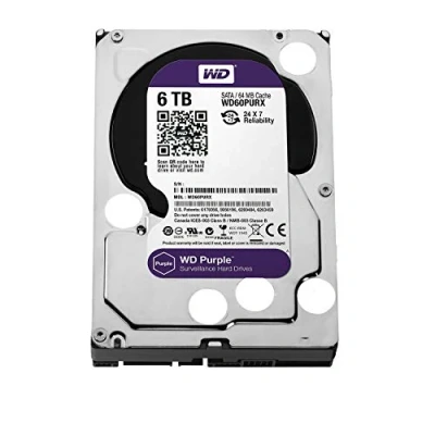 Image de WD Purple Disque dur interne (Bulk) Surveillance 6 To 3,5 pouces SATA intellipower