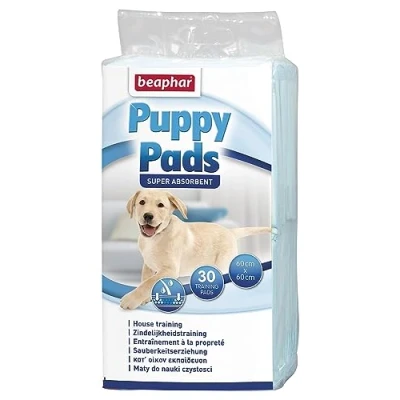 Image de BEAPHAR Puppy Pads, tapis propreté pour chiot et chien éducateur permettant d’enseigner la aux animaux Ultra absorbant Hygiène optimale Pratique à utiliser 30