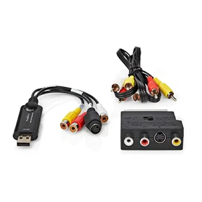 Image de Nedis VGRRU101BK Grabber vidéo USB 2.0 480p Câble A/V/péritel