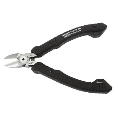 Image de precision compact side cutters (pcb snips),pro quality, ESD safe with hardened carbon steel jaws. Engineer ns 04