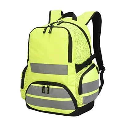 Image de Sac à dos haute visibilité sécurité 7702 jaune fluo