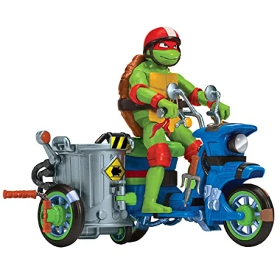 Image de Playmates TMNT: Mutant Mayhem Battle Cycle with Raphael Figure