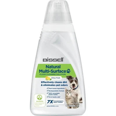 Image de BISSELL Solution de nettoyage Natural Multi Surface Pet, 1 L , pour CrossWave, SpinWave, SpinWave Robot et HydroWave Haut pouvoir nettoyant à action naturelle 3122