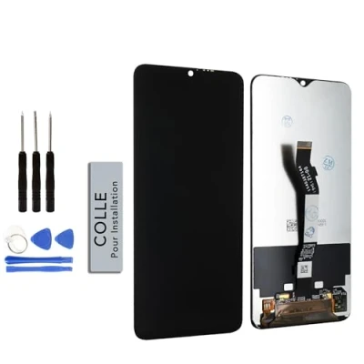 Image de CINQ TEQ Ecran Remplacement pour XIAOMI Redmi Note 8 Pro Noir +Kit +Colle