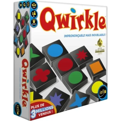 Image de Jeu de société stratégique Qwirkle Petit format en bois Iello Neuf