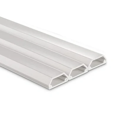 Image de Kit de cache câbles Blanc Angulaire Longueur 1,0m Fixation universelle PVC
