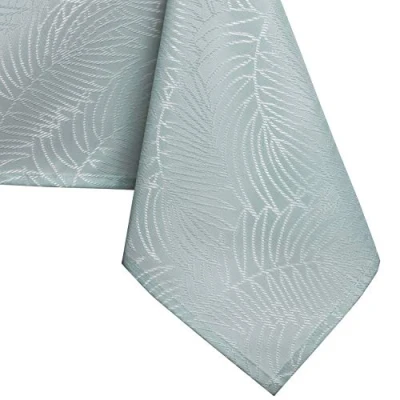 Image de AmeliaHome Nappe Effet Lotus déperlant Polyester Menthe Gaia 110x180 cm