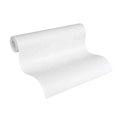 Image de A.S. Création 141019 Papier peint intissé uni recouvrable Blanc 10,05 x 0,53 m