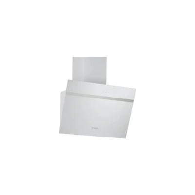 Image de Siemens Hotte aspirante murale Wandesse iQ100 LC65KDK20, 60 cm de large, niveau intensif, éclairage LED, contrôle tactile, filtre à graisse métallique, blanc