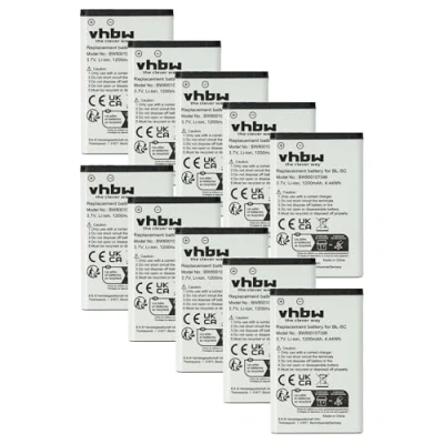 Image de vhbw 10x Batterie Compatible avec Alcatel 8232S DECT, 8234 8232, 8232 3BN67330AA téléphone Portable (1200mAh, 3,7V, Li ION)