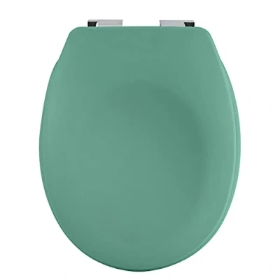Image de Spirella Abattant WC Thermo Dur Neela Vert Mat Charnières ABS Chromé