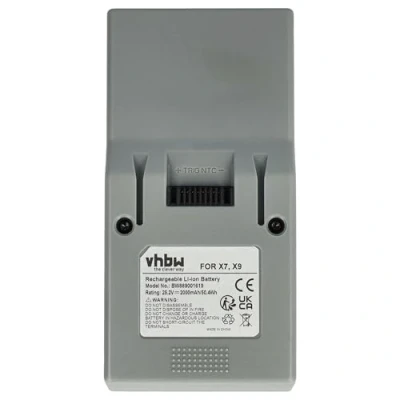 Image de vhbw Batterie Compatible avec Genius Invictus X9, X7 aspirateur (2000mAh, 25,2V, Li ION)