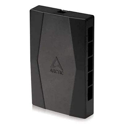 Image de ARCTIC Case Fan Hub Distributeur de Ventilateurs PWM 10 Fois Plus Puissant avec SATA Power, Clés USB Noir