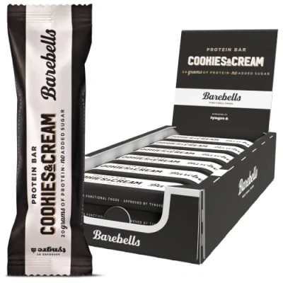 Image de Barebells Protein Bar Cookies &amp; Cream 12X55g