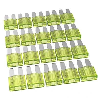 Image de AUPROTEC Micro 2 Fusibles à lame MikrOTO II 5A 30A fusible enfichable d&#039;automobile choix : 20A ampère jaune, 20 pcs