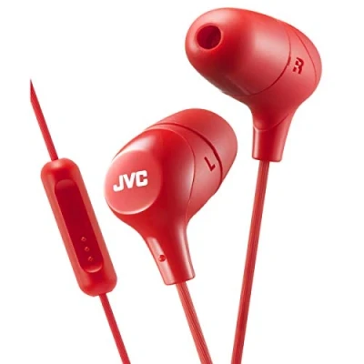 Image de JVC HA FX38M Écouteurs intra auriculaires avec télécommande et microphone Rouge