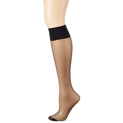 Image de DIM Mi Bas Femme Mes Essentiels De Voile x2, Noir, Taille unique