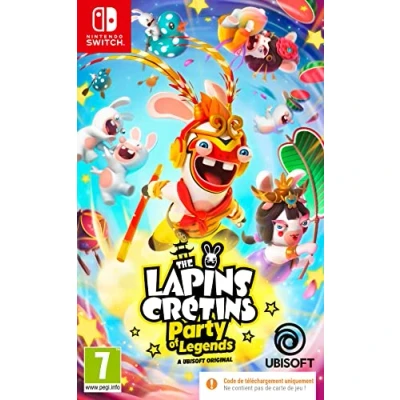 Image de ubisoft Les Lapins CRETINS : Party of Legends Switch (Code DE TELECHARGEMENT dans LA Boite)