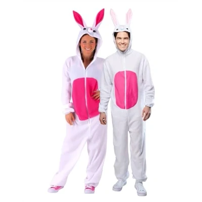 Image de Rubies Combinaison Pyjama Lapin, Blanc Taille M L S8449