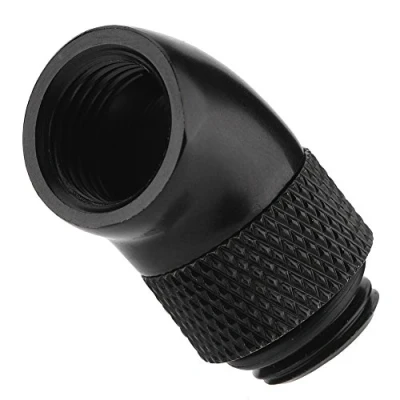 Image de Coude du Raccord Rotatif de Fil G1 / 4&quot;, Pièces Rechange Radiateur Refroidissement à Eau pour CPU l&#039;Ordinateur